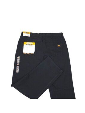 Timberland Pro Ironhide Flex 5-Pocket Black Work Pants 38x34 Durable Canvas